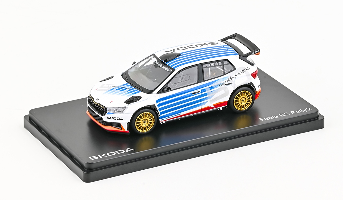 Abrex Škoda Fabia IV RS Rally2 (2022) 1:43 Motorsport Design 2025 130RS MC