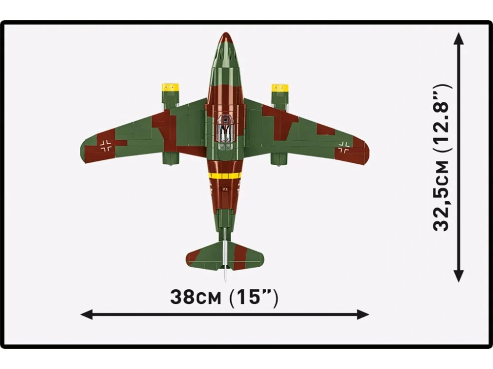 Cobi 5776 II WW Messerschmitt Me 262A-1a "Schwalbe", 1:32, 505 kostek