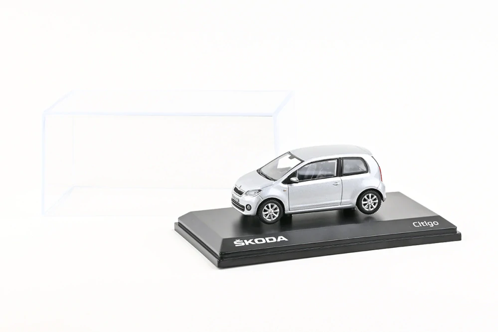 Abrex Škoda Citigo 3dveřové (2011) Stříbrná Brilliant Metalíza 1:43