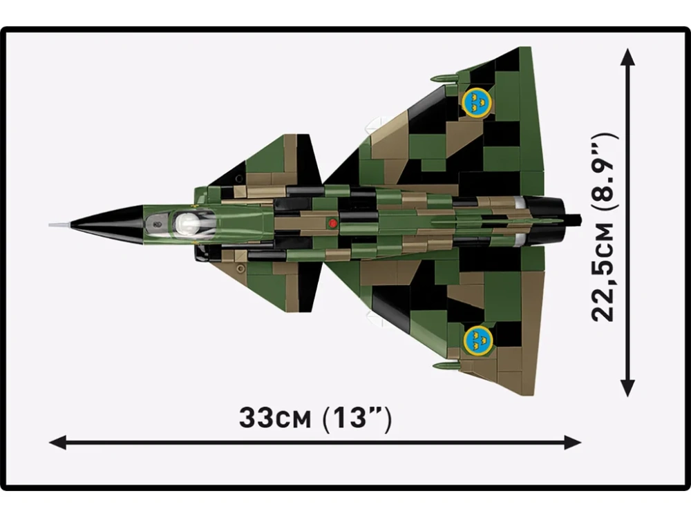 Cobi 5911 Armed Forces SAAB AJS37 VIGGEN, 1:48, 911 kostek