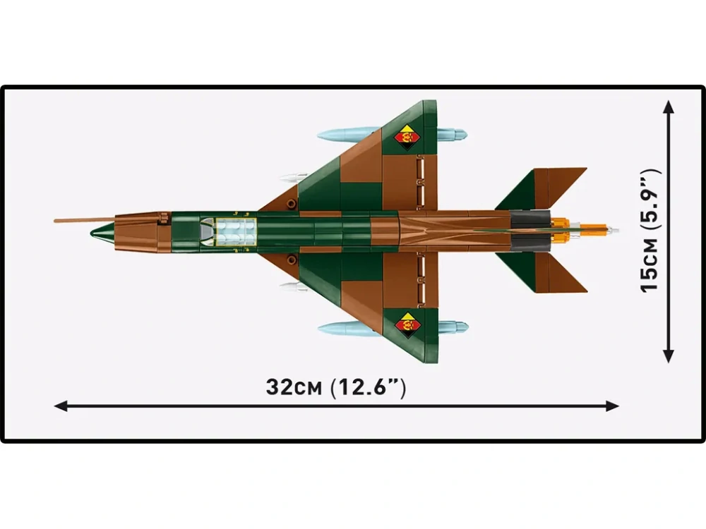 Cobi 5919 MIG-21 ČSSR / NDR, 1:48, 396 kostek