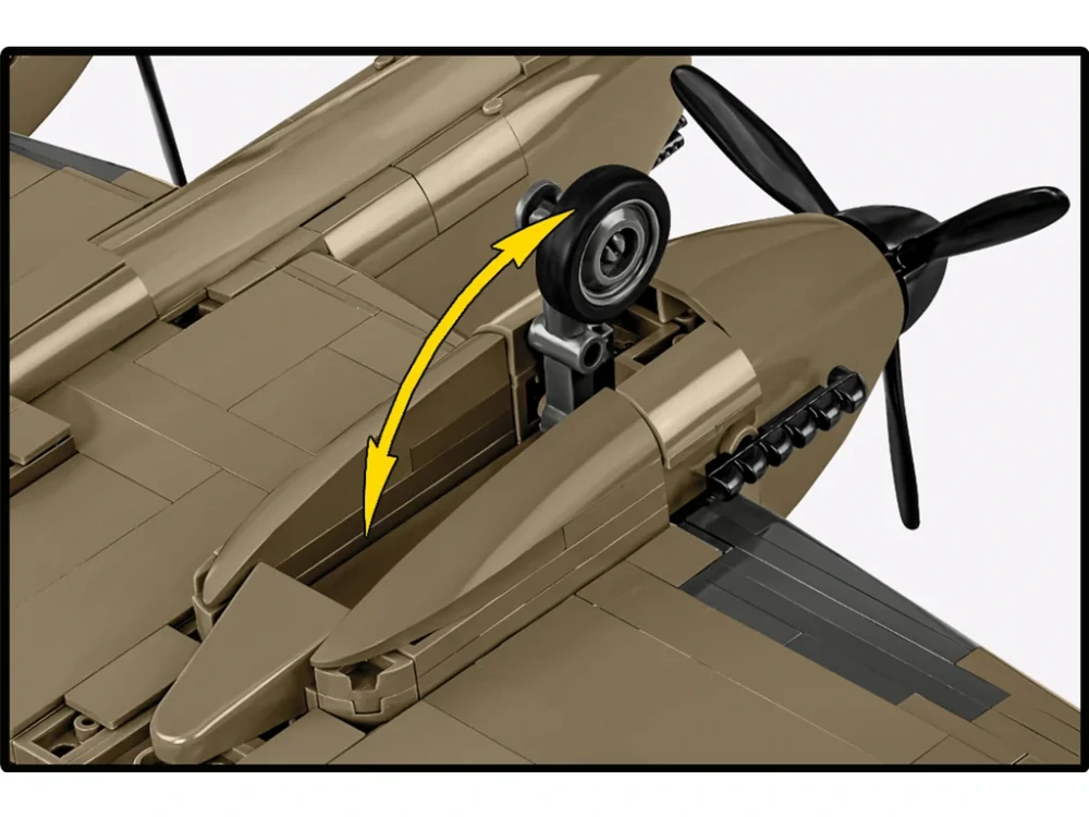 Cobi 5777 II WW Messerschmitt Bf 110C, 1:32, 578 k, 2 figurky