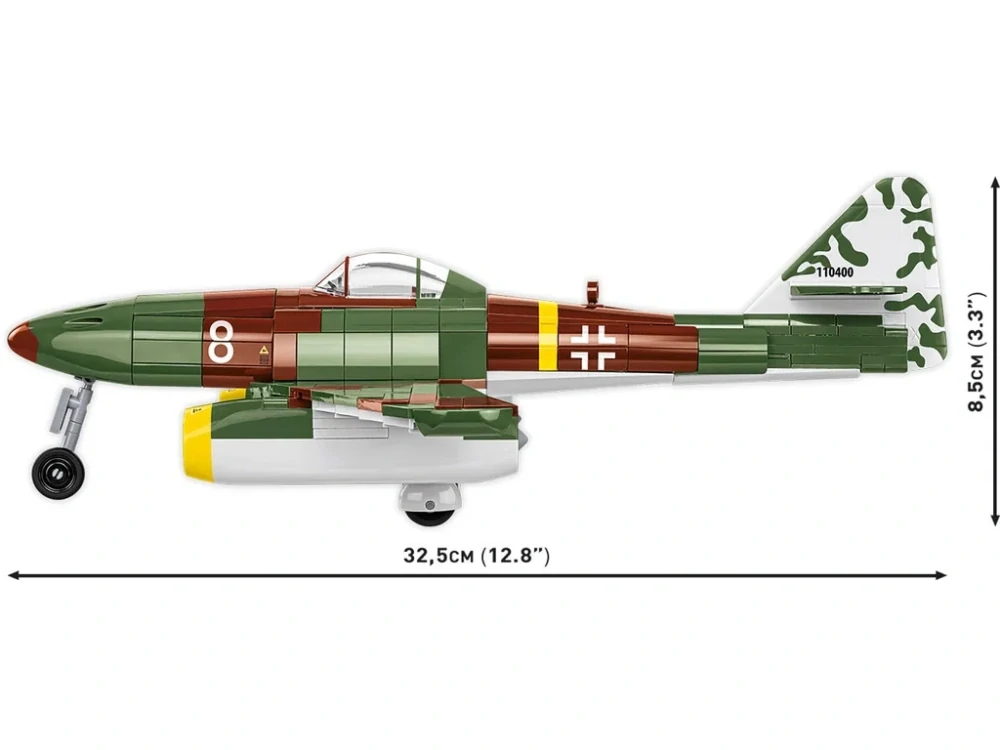 Cobi 5776 II WW Messerschmitt Me 262A-1a "Schwalbe", 1:32, 505 kostek