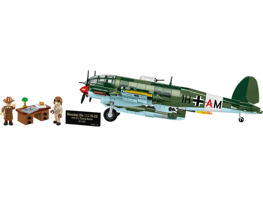 Cobi 5771 II WW Heinkel He 111 H-22 se střelou V1, 1:48, 927 k, 2 f, Executive edition