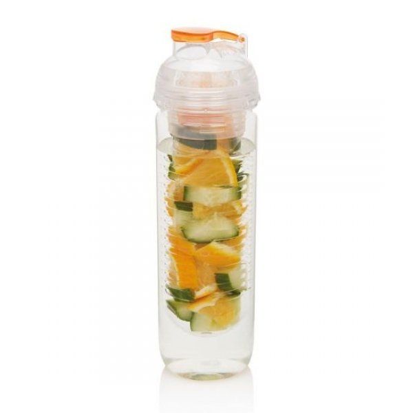 Láhev na ovocnou vodu 700 ml., Oranžová
