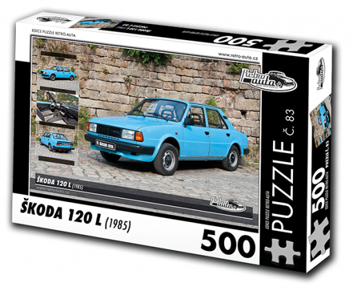 Puzzle č. 83, Škoda 120 L (1985) 500 dílků