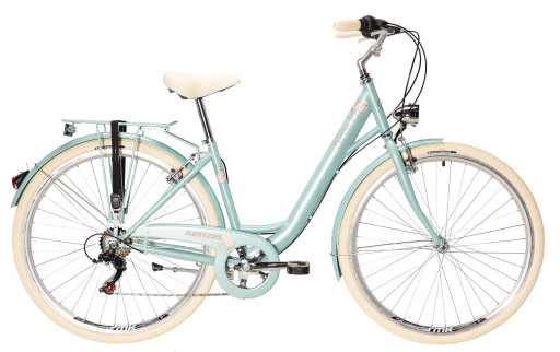 Kenzel Retro kolo Signora Royal 6spd 28" 2026 tyrkysově-hnědé