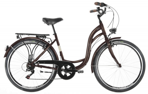 Kenzel Městské kolo Dream Royal 6spd 28" 2026 hnědé