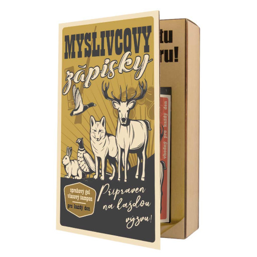 Kosmetická sada kniha pro myslivce - gel 250 ml a šampon 250 ml