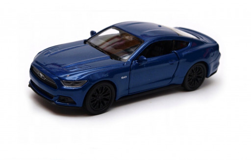 Welly Ford 2015 Mustang GT, modrý 1:34-39