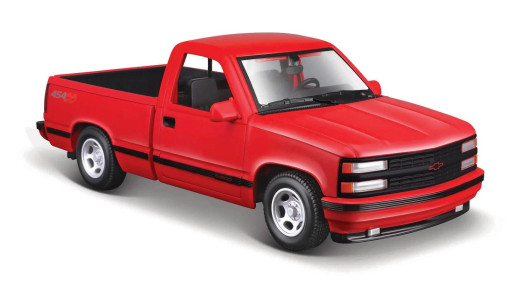 Maisto Chevrolet 454 SS Pick-up 1993, Červený 1:24