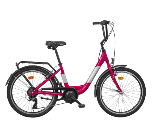 LIBERTY Městské kolo Rue 6spd 24" 2026 růžové