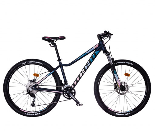 MAYO XC 27,5 TOUR Lite D Horské kolo 2025, petrolejovo-modré, Brzdy Mechanické SACCON
