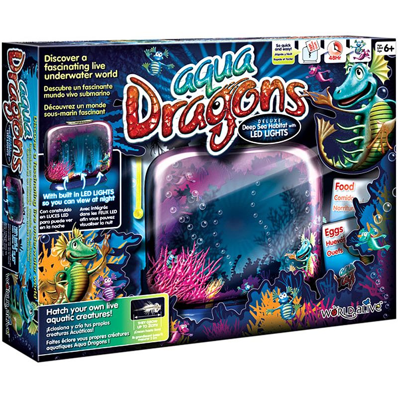 Aqua Dragons, Vodní dráčci, Akvárium s LED osvětlením