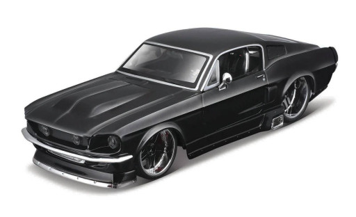 Maisto Stavebnice auta Ford Mustang GT (1967), černý 1:24