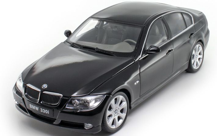 Welly BMW 330i, Černé 1:24