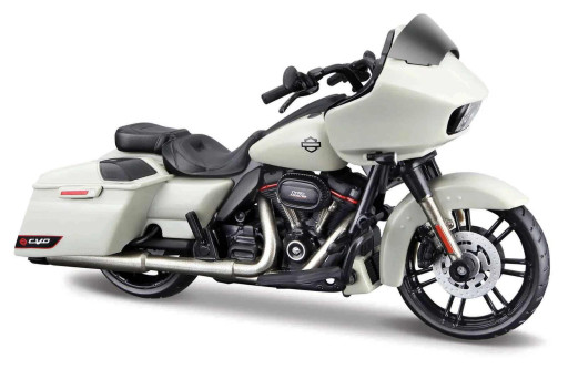 Maisto Harley Davidson 2018 CVO Road Glide, šedo-bílá, 1:18