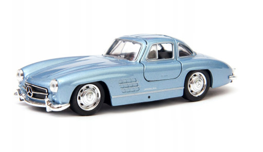 Welly Mercedes-Benz 300SL, modrý, 1:34-39