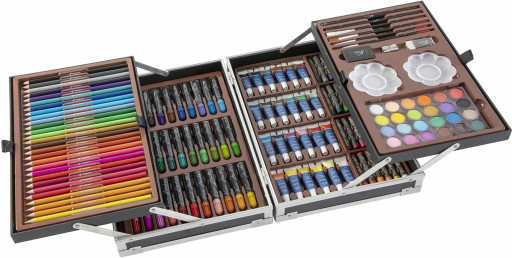 Craft Creative Umělecká sada v kovovém kufříku Fine Art, 145 kusů