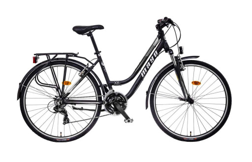 Mayo XR Basic Lite Trek Low Dámské trekové kolo, černo-šedé