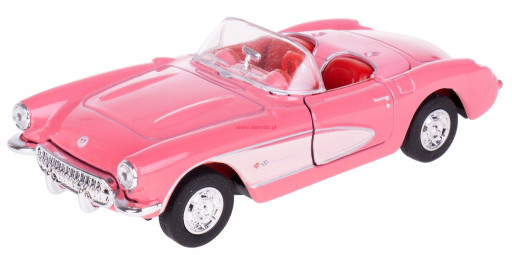 Welly Chevrolet Corvette convertible (1957), Růžová 1:34-39