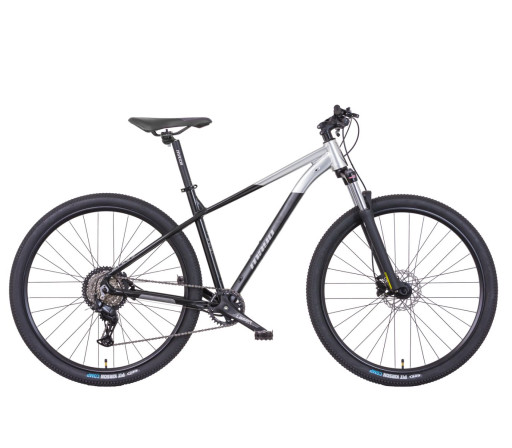Mayo 29" EGO BASIC Disc Horské kolo, rám 19", stříbrno-černé, Přední vidlice Suntour XCT