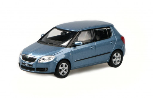 Abrex Škoda Fabia II (2006) Šedá Satin Metalíza 1:43