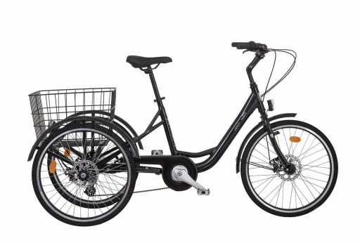 Liberty Trojkolka TRINITY 6spd. Disk, kaučukové kola, 2026 černá, Diferenciál Ne