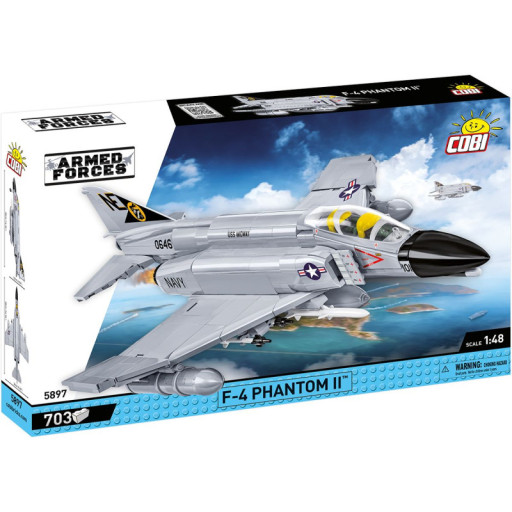 COBI 5897 Armed Forces F-4 Phanthom II, 1:48, 703 kostek