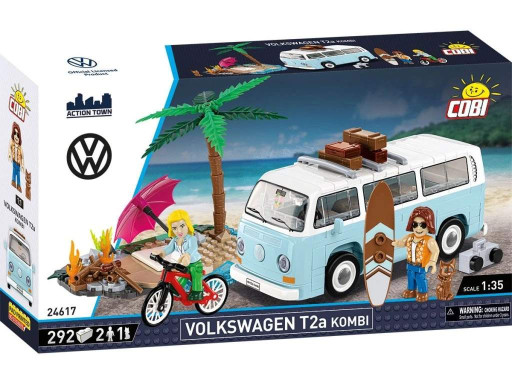 Cobi 24617 Volkswagen T2a Kombi, 1:35, 292 kostek