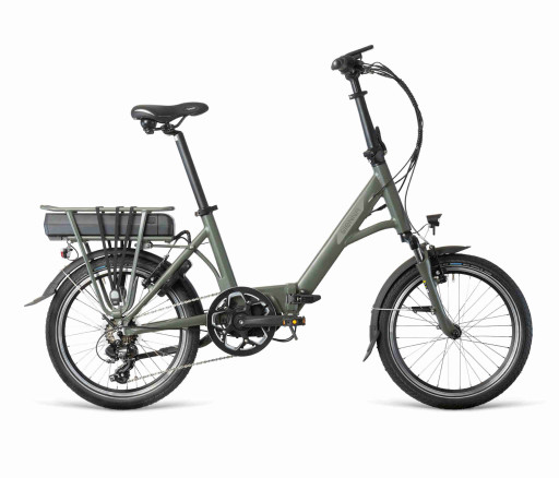 Skládací elektrokolo Estoril SIENNA TN 7spd, 36V, 13 A, středový motor, army green