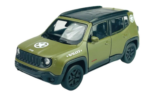Welly Jeep Renegade Trailhawk Army, 1:34-39