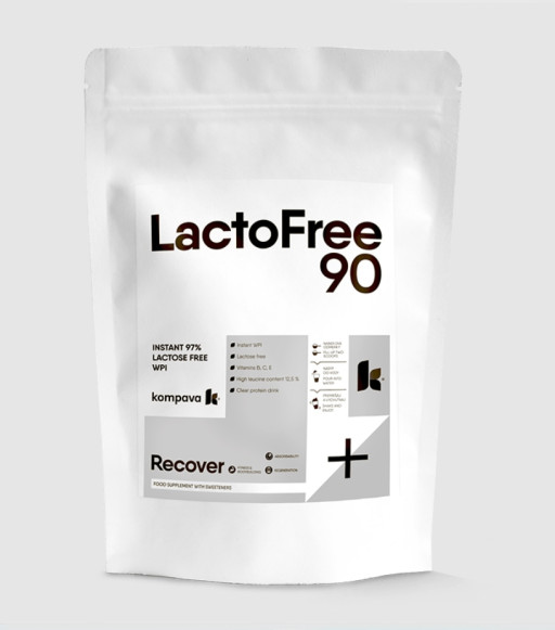 Kompava LactoFree 90 Protein, vanilka-bourbon, 500g