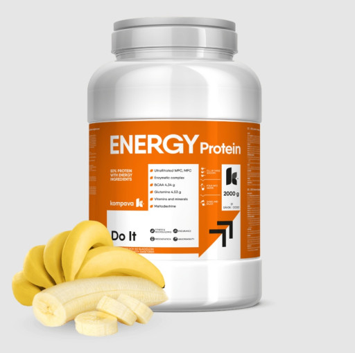 Kompava ENERGY Protein, banán, 2000g