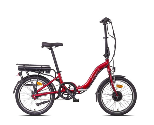 Skládací elektrokolo Liberty e-Pegas Nexus 7spd 36V, 14 Ah, červené