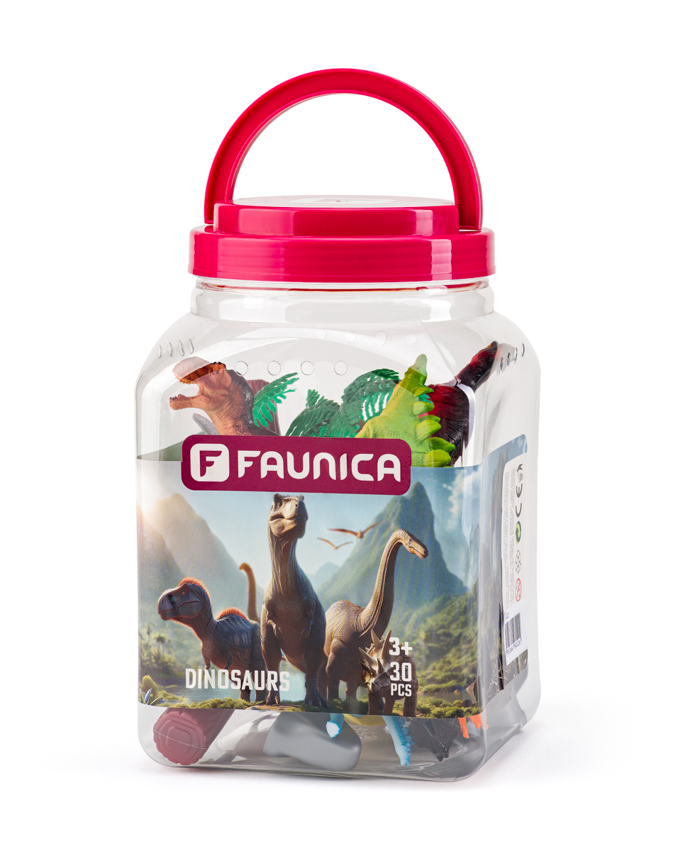 Zvířátka figurky sada v MEGA tubě - Dinosauři