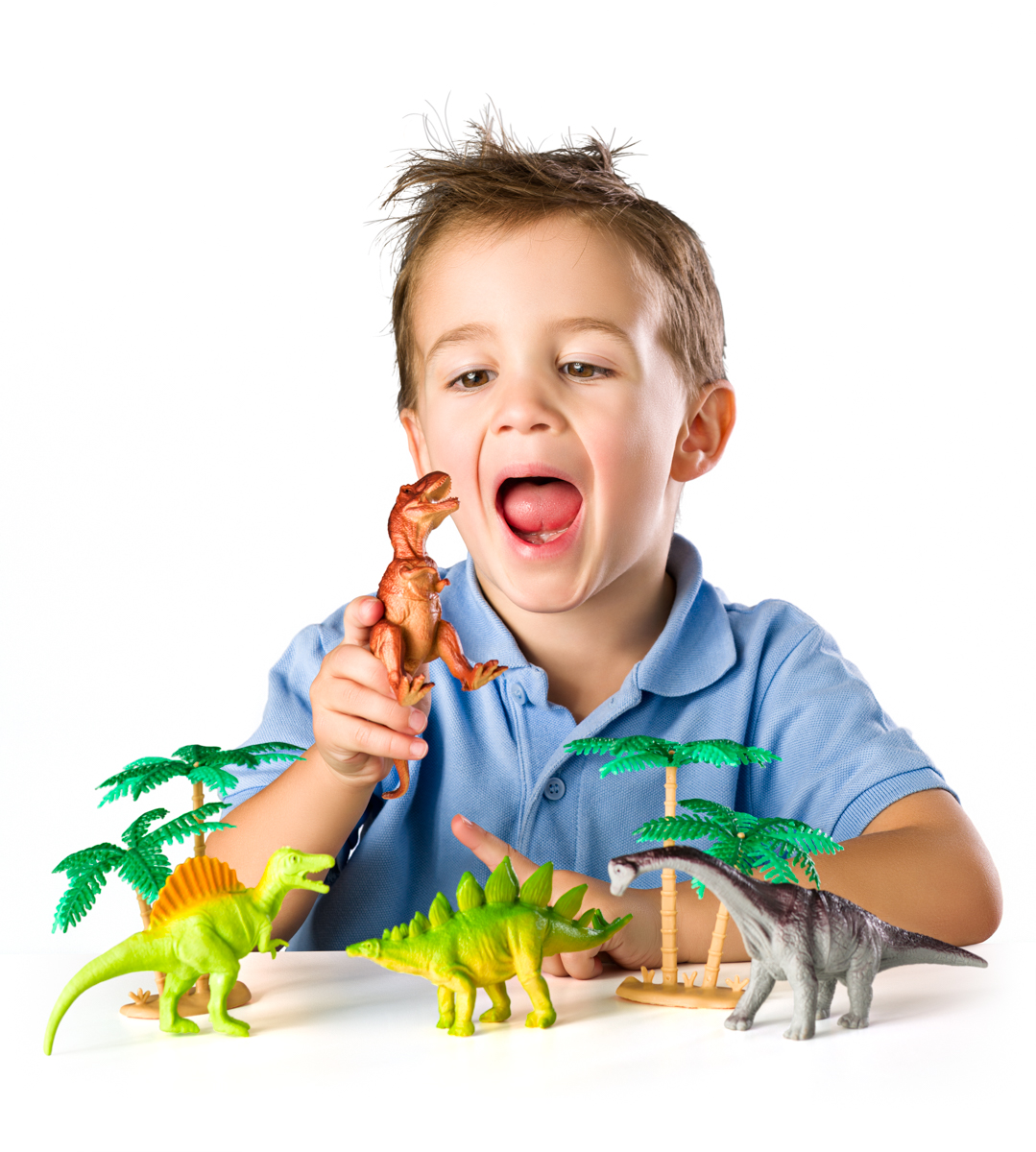 Zvířátka figurky sada v MEGA tubě - Dinosauři