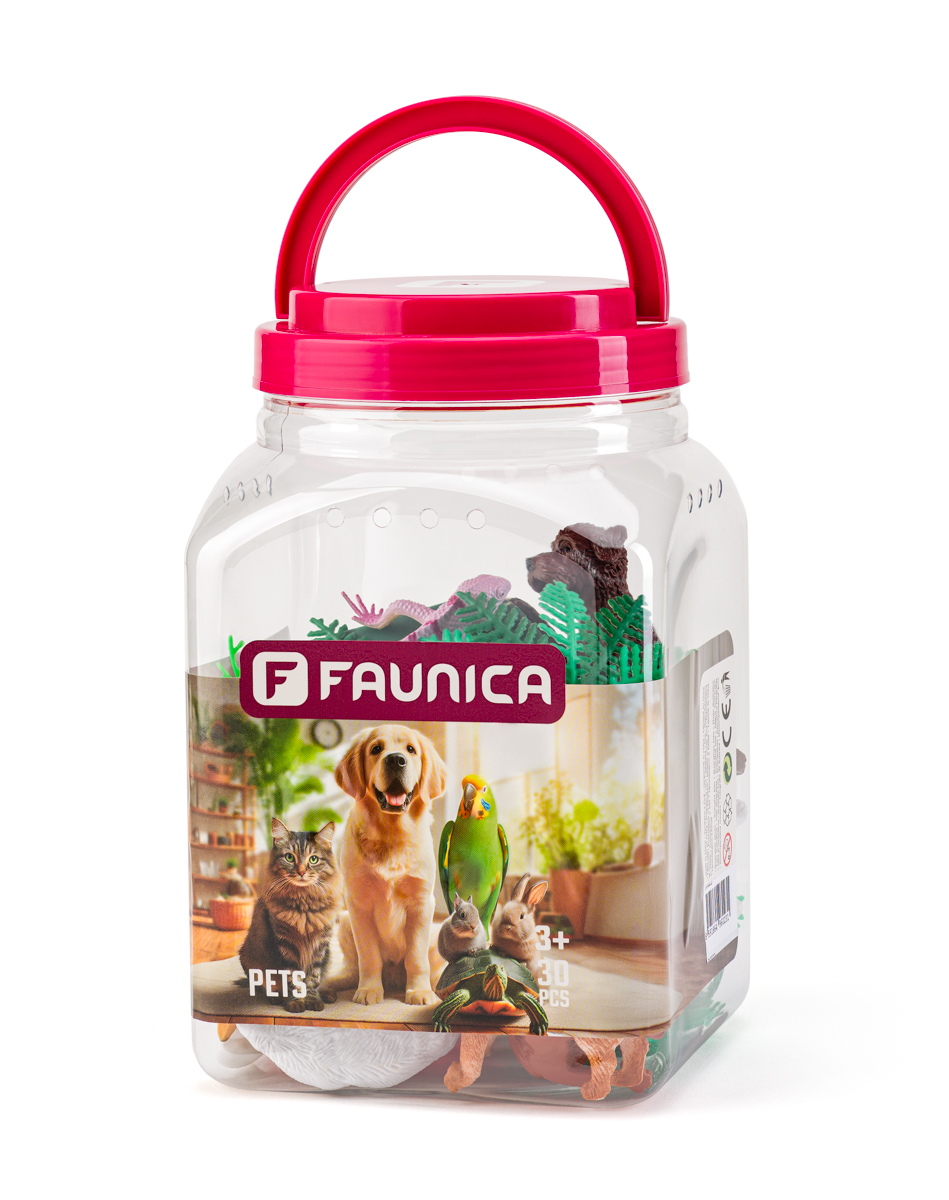 Zvířátka figurky sada v MEGA tubě - Mazlíčci