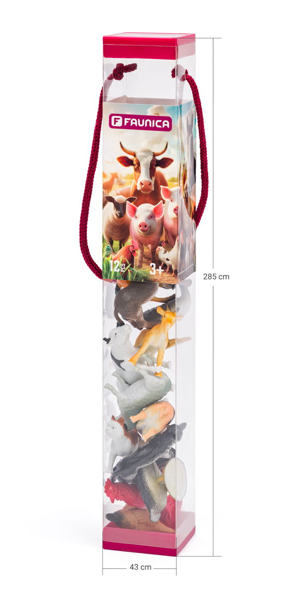 Zvířátka figurky v tubě - Farma