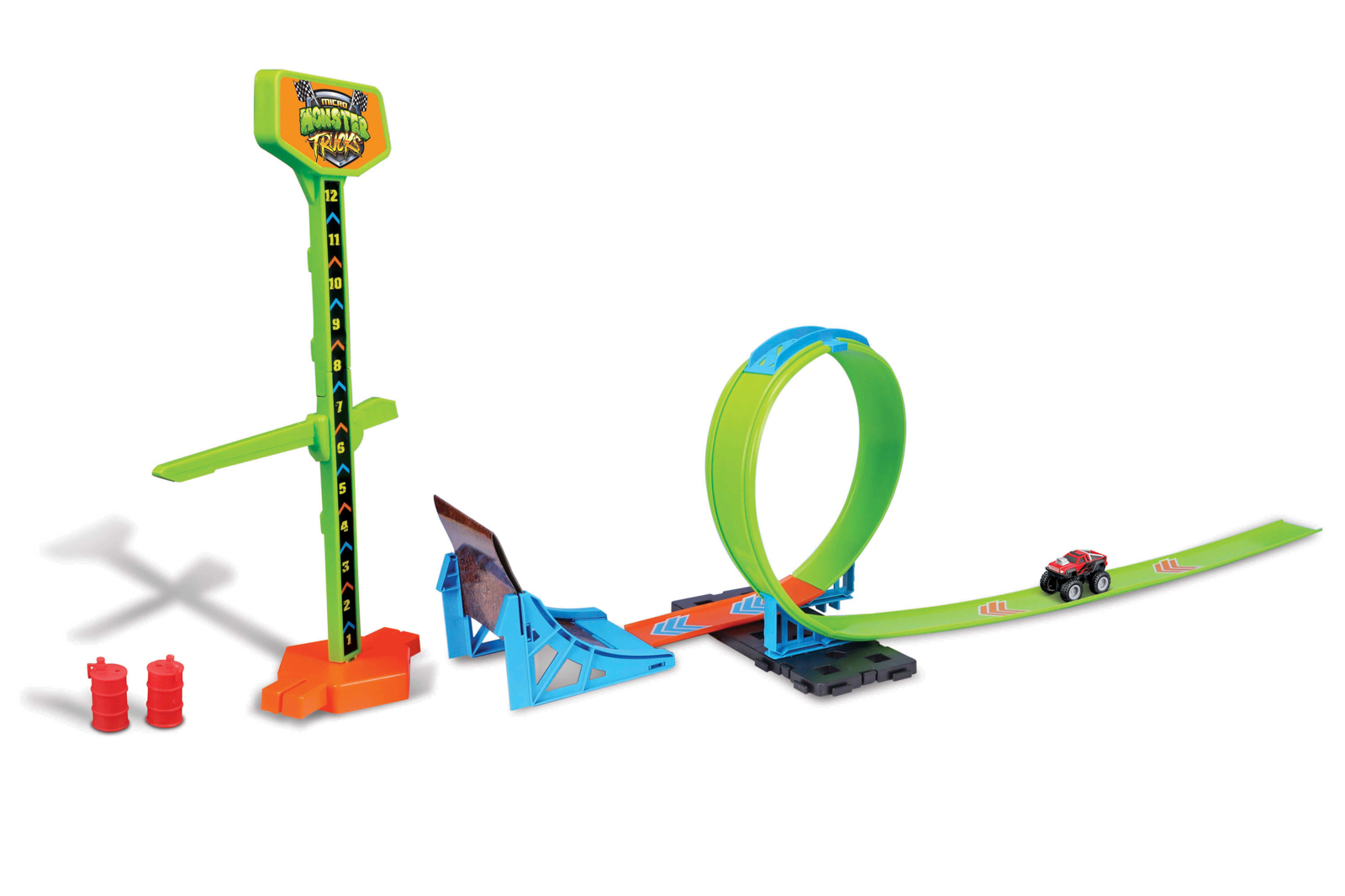 Maisto - Cyber Racers set, Play set - Micro Monster Truck Show
