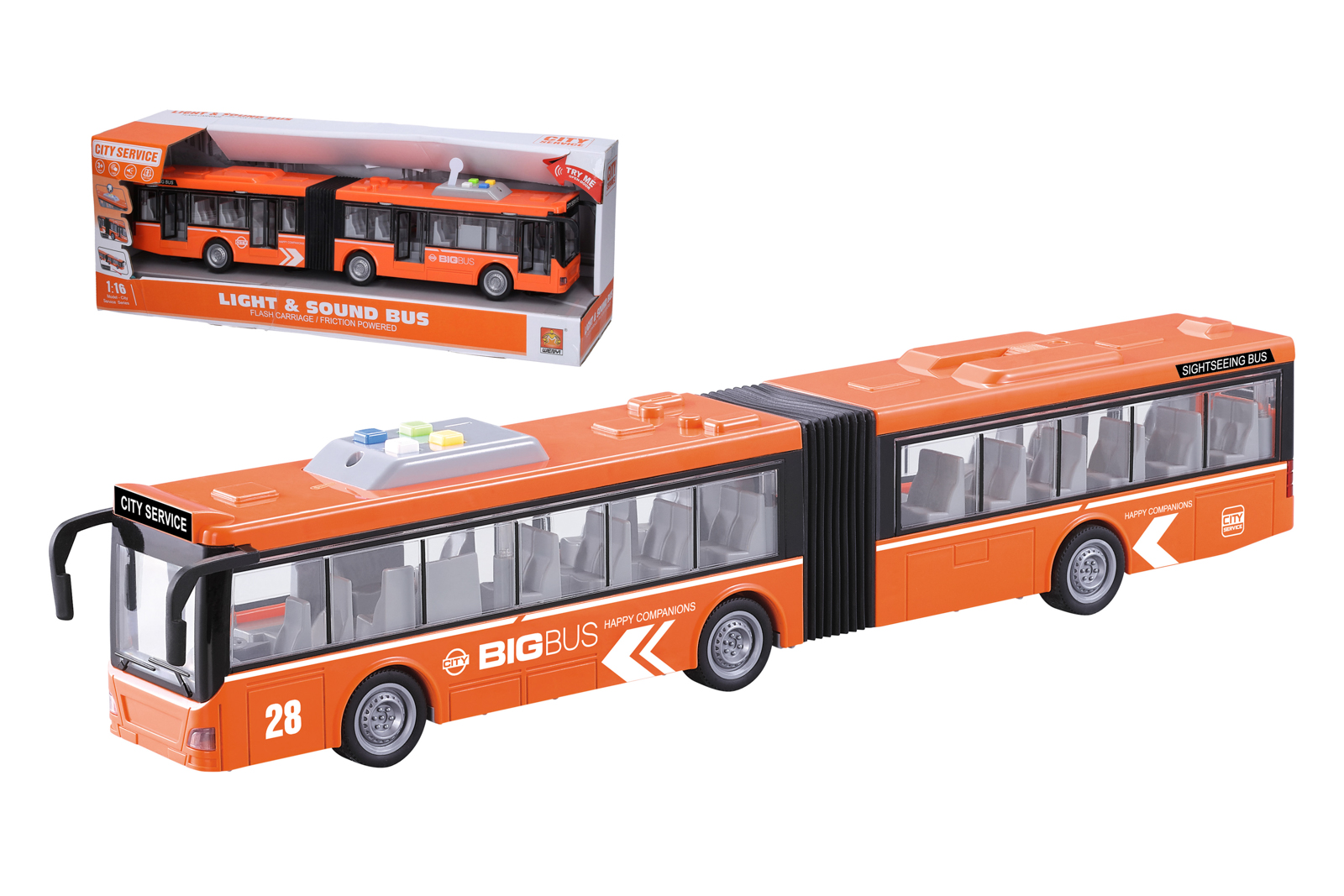 Autobus s efekty 44 cm