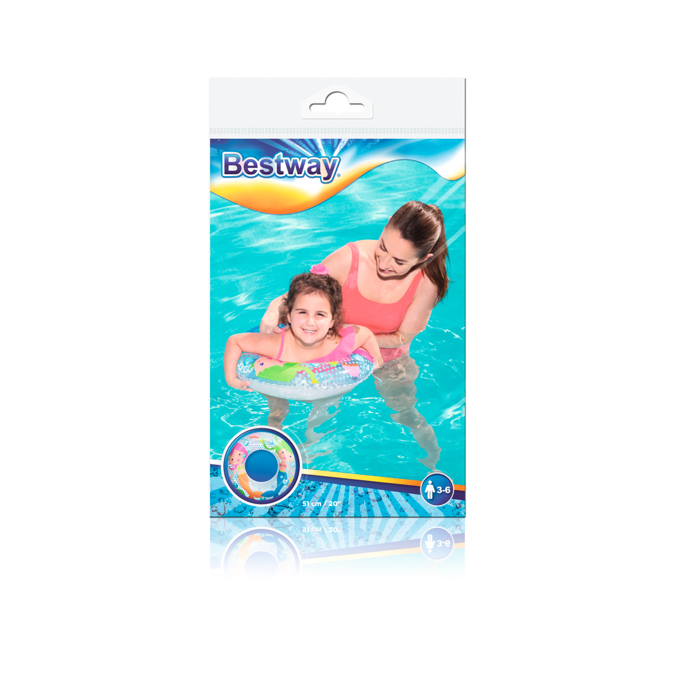 Nafukovací kruh, průměr 51 cm, assort