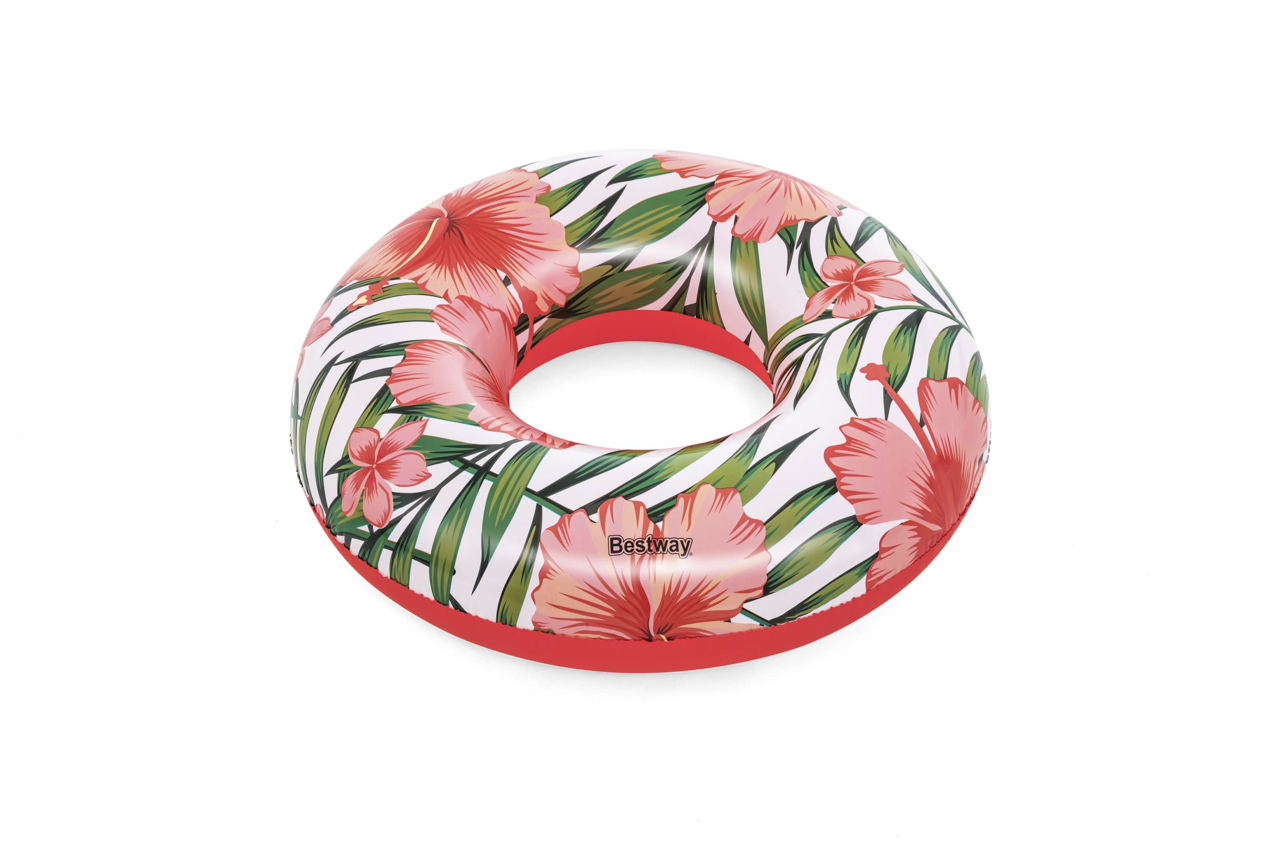 Nafukovací kruh - Tropical, palmy, 2 druhy, průměr 119cm