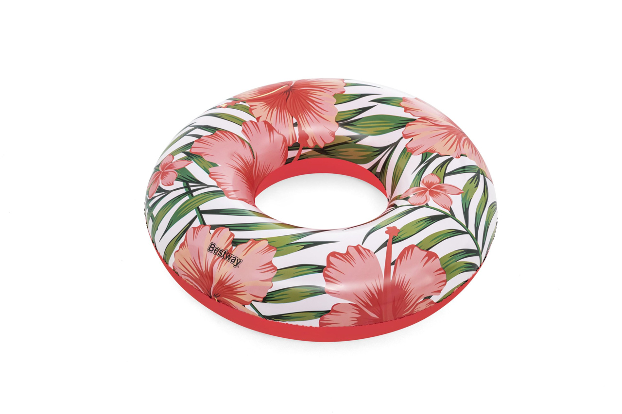 Nafukovací kruh - Tropical, palmy, 2 druhy, průměr 119cm