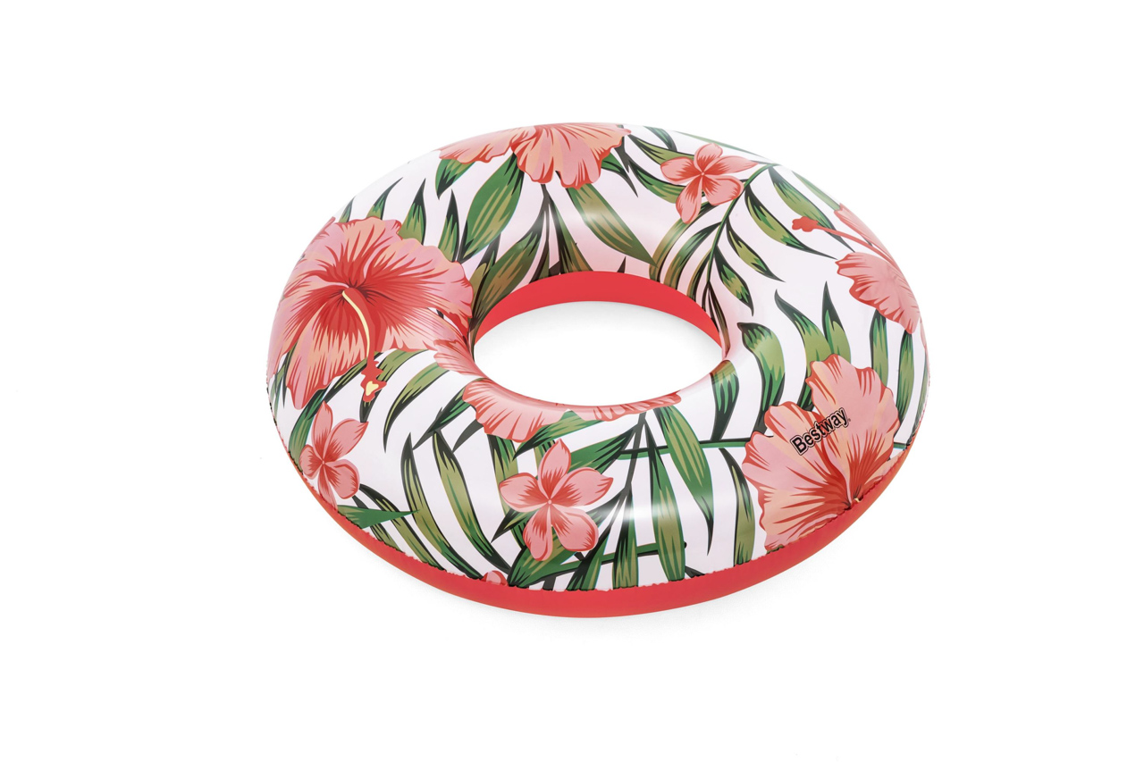 Nafukovací kruh - Tropical, palmy, 2 druhy, průměr 119cm