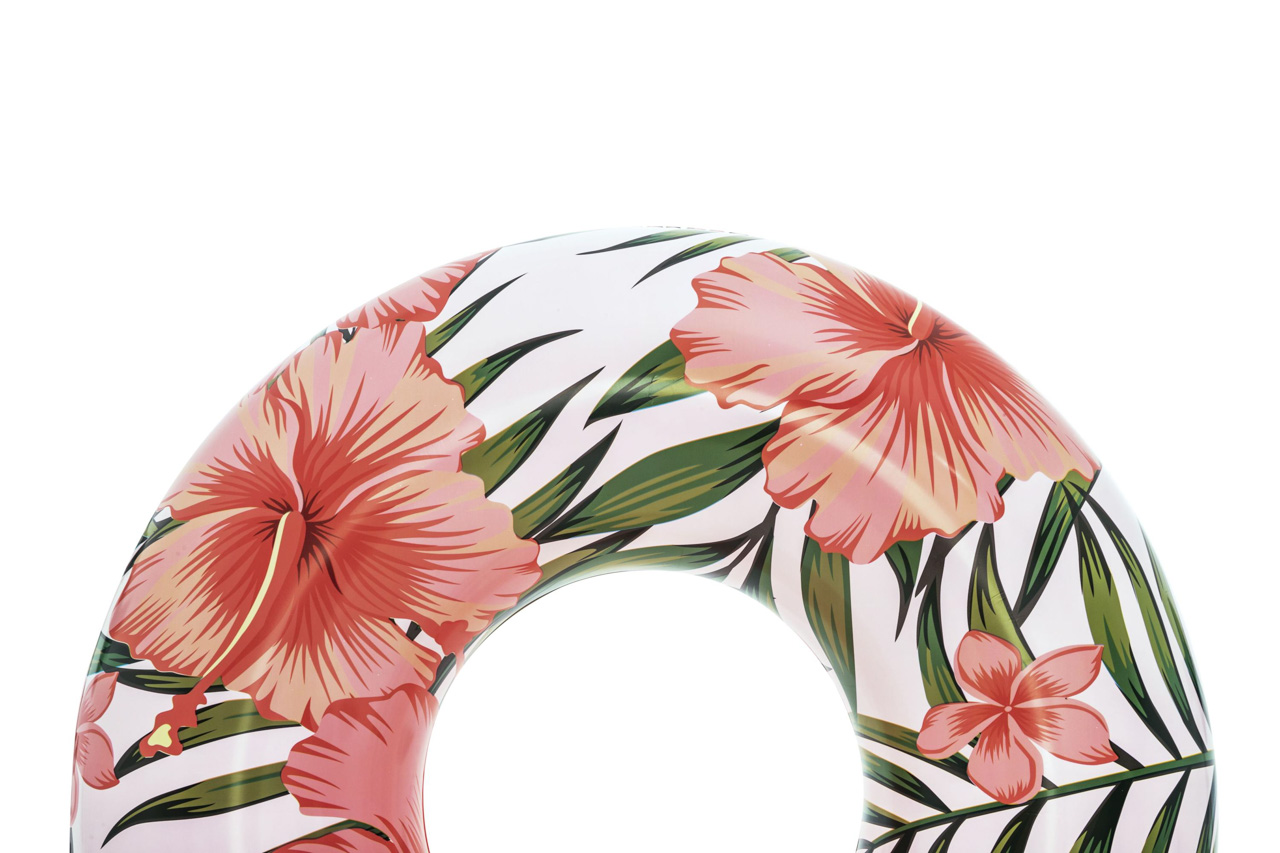 Nafukovací kruh - Tropical, palmy, 2 druhy, průměr 119cm