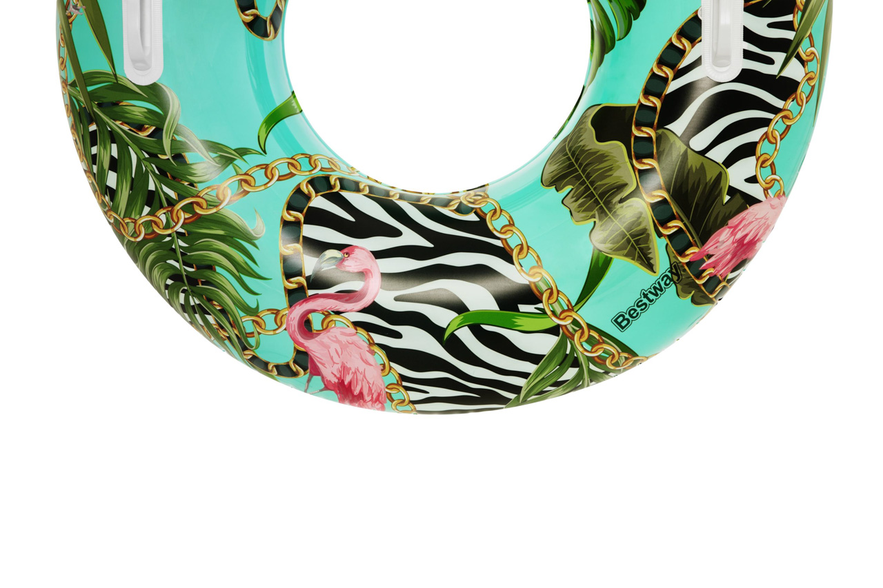 Nafukovací kruh s úchyty - Fantasy, průměr 114cm