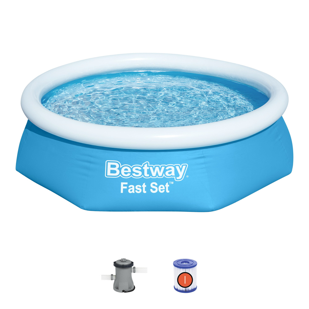 Nafukovací bazén Fast Set, kartušová filtrace, 2,44m x 61cm