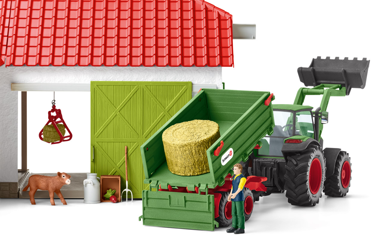 Traktor s vlekem