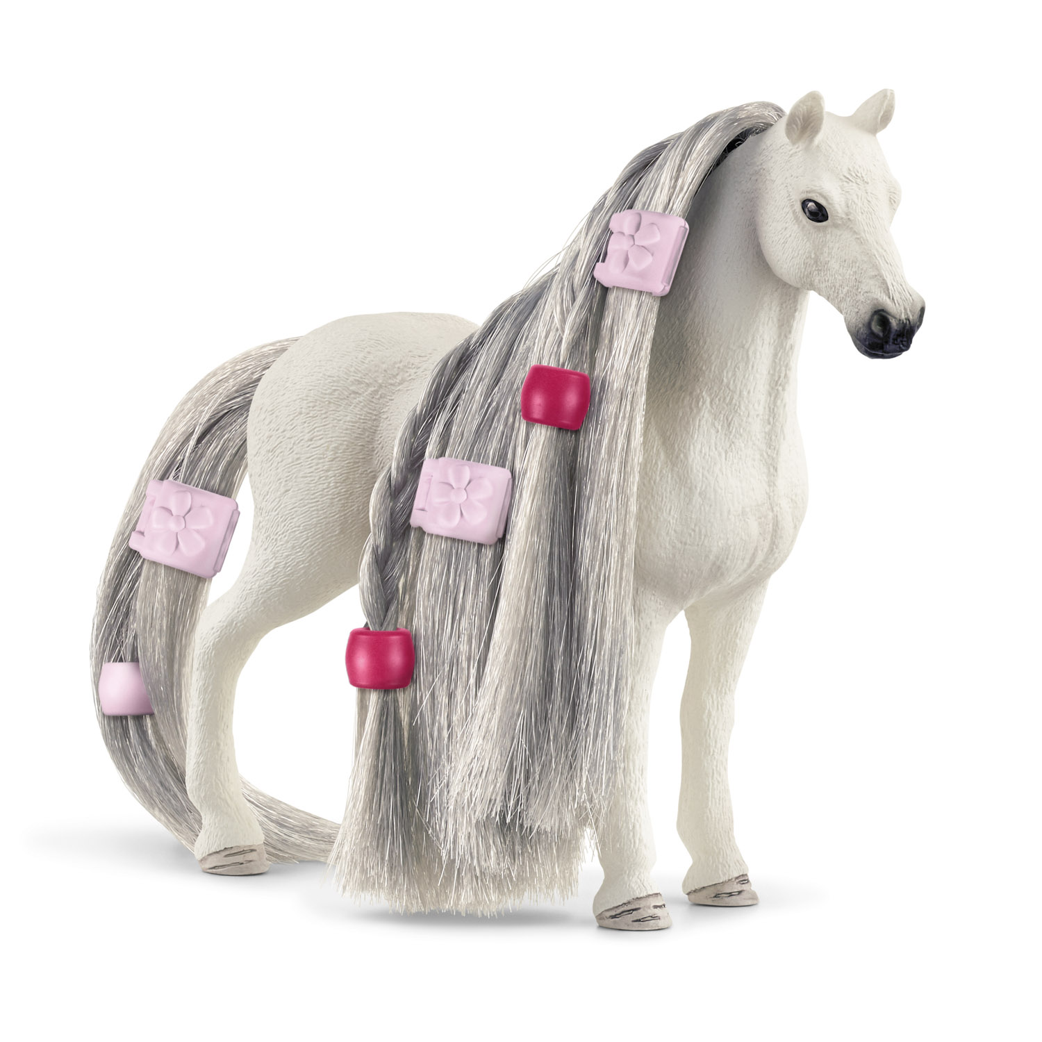 Klisna plemene Quarter Horse s česací hřívou